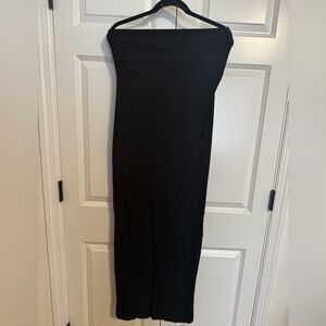2 Pack BUNDLE Black Strapless Maxi Dress